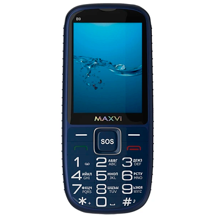 Телефон MAXVI B9 Blue (Синий)