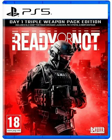 Игра для PS5 Ready or Not. Day One Edition (Русские субтитры) Игра для PS5 Ready or Not. Day One Edition (Русские субтитры)