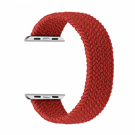 Ремешок Deppa Band Mono для Apple Watch 38/40/41mm, нейлоновый, красный (арт.48109)