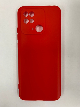 Накладка силикон DF для Xiaomi Redmi 10C Red