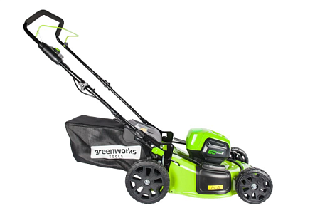 Газонокосилка аккумуляторная Greenworks GD60LM46HP 60В (2502807) (Без акб/зу)