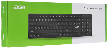Проводная клавиатура Acer OKW122 Черный