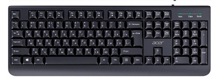 Проводная клавиатура Acer OKW400 Черный