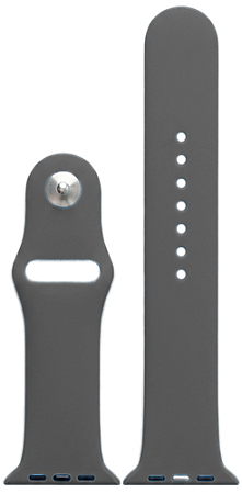 Ремешок для Apple Watch 42/44/45/46/49mm Sport Band Серый