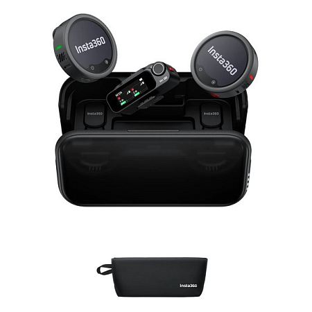 Беспроводной микрофон Insta360 Mic Pro (2 TX + 1 RX) Black (Черный) Беспроводной микрофон Insta360 Mic Pro (2 TX + 1 RX) Black (Черный)