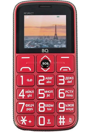 Телефон BQ 1851 Respect Red (Красный) Телефон BQ 1851 Respect Red (Красный)
