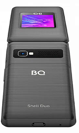Телефон BQ 2412 Shell Duo Dual Sim Black (Черный)