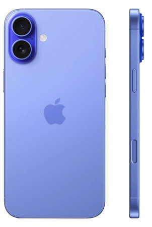 Смартфон Apple iPhone 16 128GB Ultramarine (Ультрамарин) SIM+eSIM