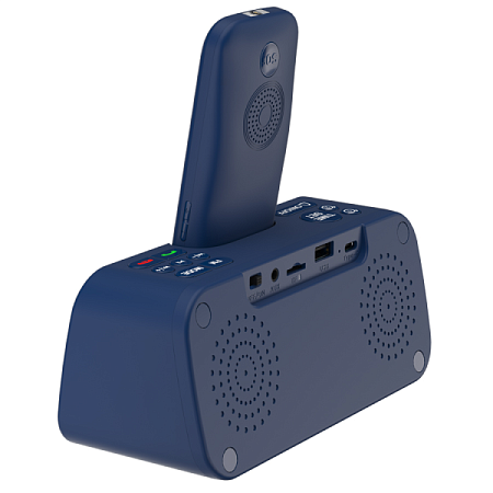 Телефон MAXVI RT-03 с док-станцией Blue (Синий)