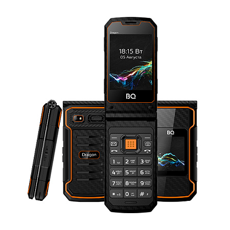 Телефон BQ 2822 Dragon Dual Sim Black-Orange (Черный-Оранжевый)