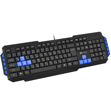 Проводная клавиатура OKLICK 750G Frost War Черная Проводная клавиатура OKLICK 750G Frost War Черная