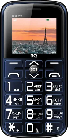 Телефон BQ 1851 Respect Dual Sim Blue (Синий