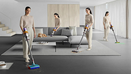 Беспроводной пылесос Dyson V15s Detect Submarine (SV47) Yellow/Nickel (Желтый/Никель) Беспроводной пылесос Dyson V15s Detect Submarine (SV47) Yellow/Nickel (Желтый/Никель)
