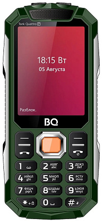 Телефон BQ 2817 Tank Quattro Power 4 Sim Green (Зеленый)