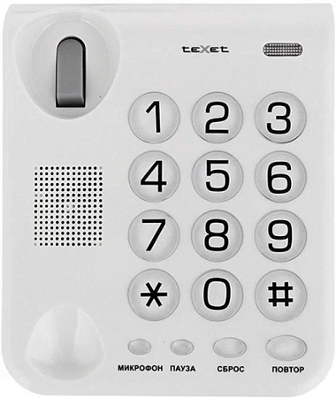 Проводной телефон Texet TX-262 Light Grey (Светло-серый)