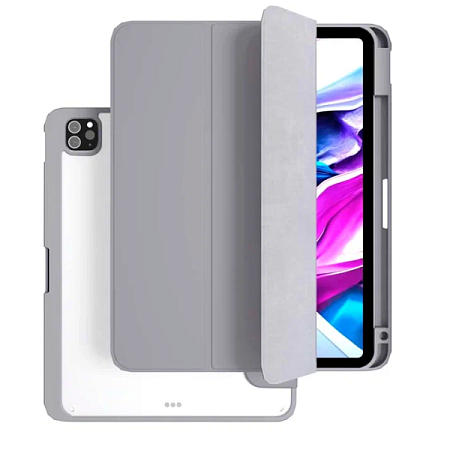Чехол-книжка VLP Split Folio для планшета Apple iPad Pro M4/M5 13" (2024/25) Grey