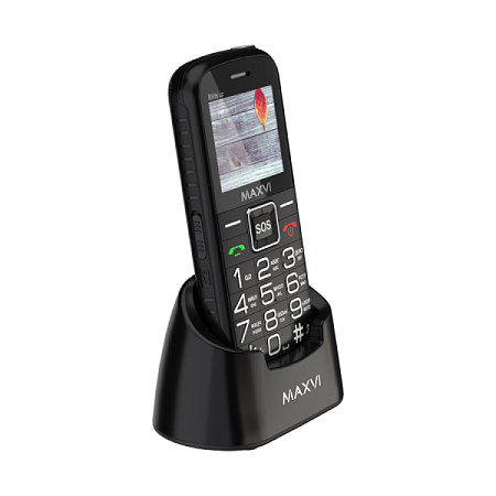 Телефон MAXVI B5ds up Black (Черный)