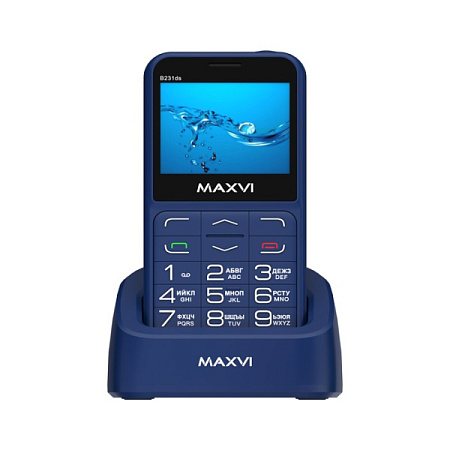 Телефон MAXVI B231ds Blue (Синий)