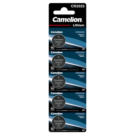 Батарейка Camelion CR2025-BP5 (5шт) Батарейка Camelion CR2025-BP5 (5шт)