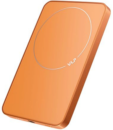 Внешний аккумулятор VLP Diamond Energy MagSafe Qi2 5000mAh Orange (Оранжевый)