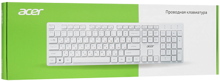 Проводная клавиатура Acer OKW123 Белый