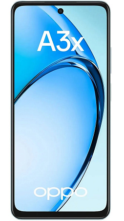 Смартфон OPPO A3X 4/128GB Ocean Blue (Лазурный) (RU)