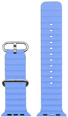 Ремешок для Apple Watch 42/44/45/49mm Ocean Band Light Blue