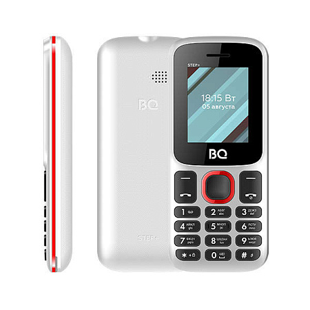 Телефон BQ 1848 Step+ Dual Sim White Red (Белый-Красный)
