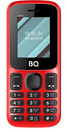 Телефон BQ 1848 Step+ Dual Sim Red Black (Красный-Черный)