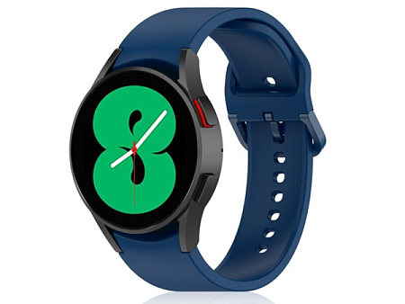 Ремешок DF для Galaxy Watch 4/5/5 Pro S/M sClassicband-04 Dark Blue