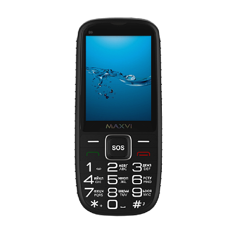 Телефон MAXVI B9 Black (Черный)