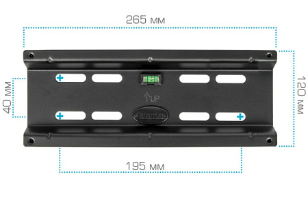 Кронштейн для телевизора Kromax FLAT-5 (15-47") Черный