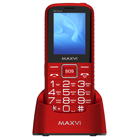 Телефон MAXVI B21ds up Red (Красный)