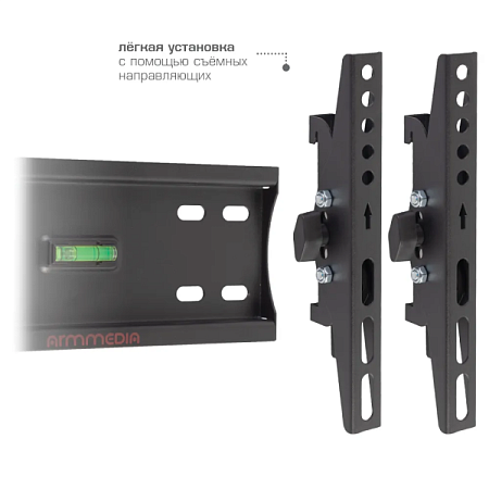 Кронштейн для телевизора Arm Media PLASMA-6 (15-47") Черный