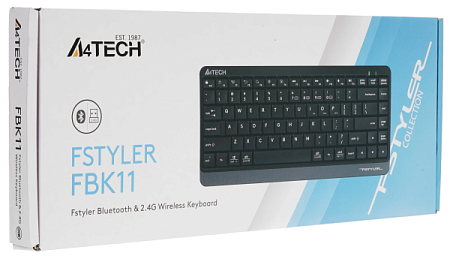 Беспроводная клавиатура A4Tech Fstyler FBK11 Черный Беспроводная клавиатура A4Tech Fstyler FBK11 Черный