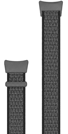 Сменный нейлоновый ремешок для Xiaomi Mi Band 8/9/10 Серый/Черный Сменный нейлоновый ремешок для Xiaomi Mi Band 8/9/10 Серый/Черный