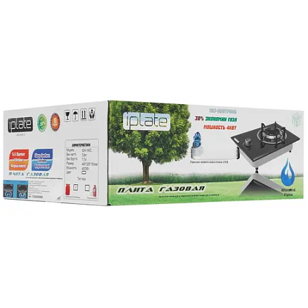 Газовая плита Iplate IGH-140c Черный