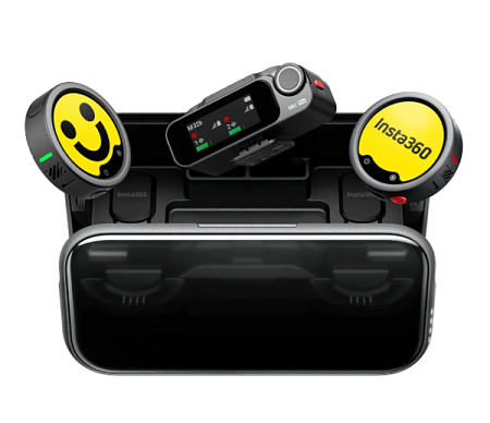 Беспроводной микрофон Insta360 Mic Pro (2 TX + 1 RX) Black (Черный) Беспроводной микрофон Insta360 Mic Pro (2 TX + 1 RX) Black (Черный)