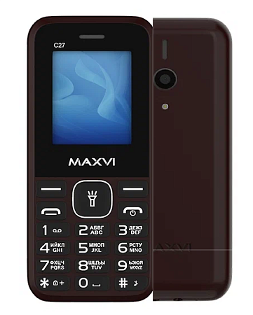 Телефон MAXVI C27 Brown (Коричневый)