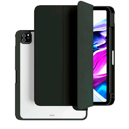 Чехол-книжка VLP Split Folio для планшета Apple iPad Pro M4/M5 13" (2024/25) Dark-green
