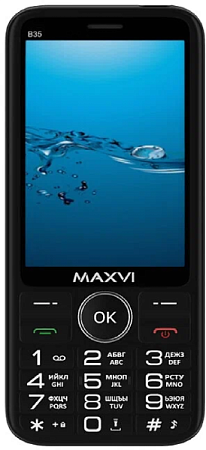 Телефон MAXVI B35 Black (Черный)
