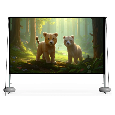 Экран складной для проекторов Wanbo Folding Curtain White