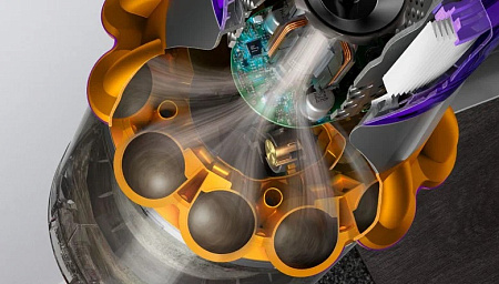 Беспроводной пылесос Dyson V15s Detect Submarine (SV47) Yellow/Nickel (Желтый/Никель) (EU)