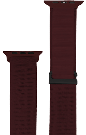 Ремешок Hoco для Apple Watch 42/44/45/49mm Climbing Series Alpine Loop Nylon Strap Purple Cherry
