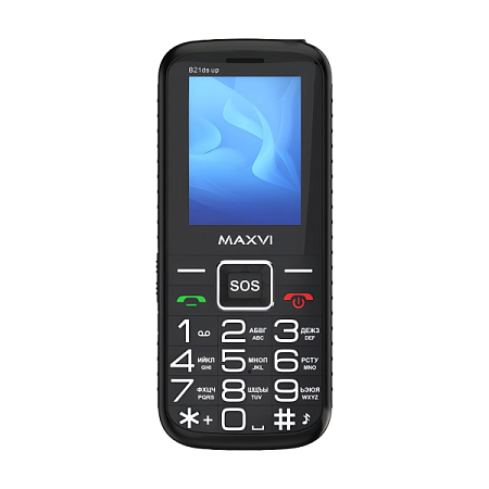 Телефон MAXVI B21ds up Black (Черный)