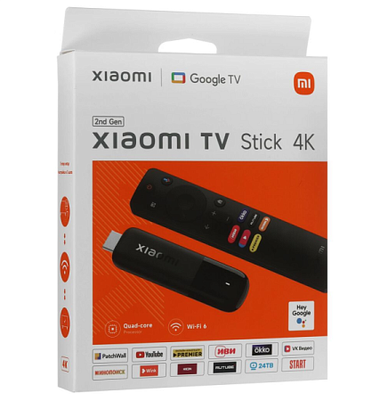 Медиаплеер Xiaomi Smart TV Stick 4K 2nd Gen (PFJ4203RU) (ТМ) Медиаплеер Xiaomi Smart TV Stick 4K 2nd Gen (PFJ4203RU) (ТМ)