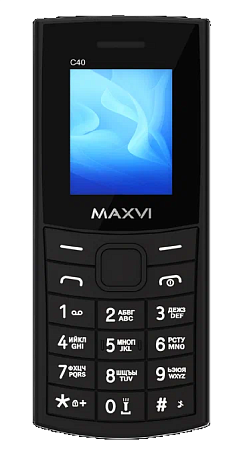 Телефон MAXVI C40 Black (Черный)