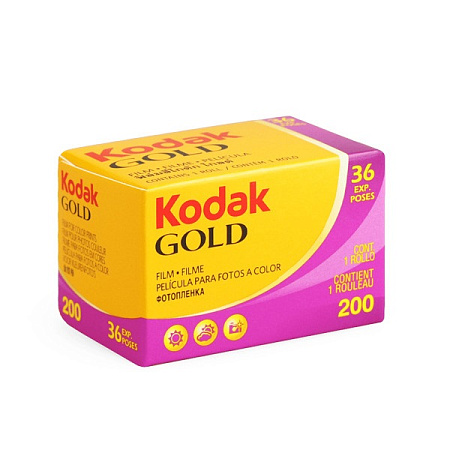 Фотопленка KODAK Gold 200 Color Negative Film 135/36 1Pack цветная