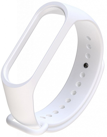 Сменный силиконовый ремешок для Xiaomi Mi Band 3/4 White