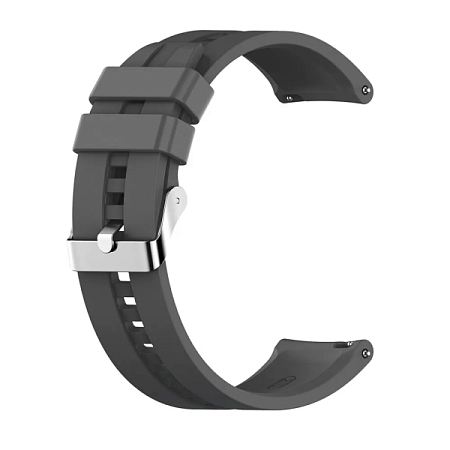 Ремешок Red Line универсальный силиконовый рельефный 22mm Серый